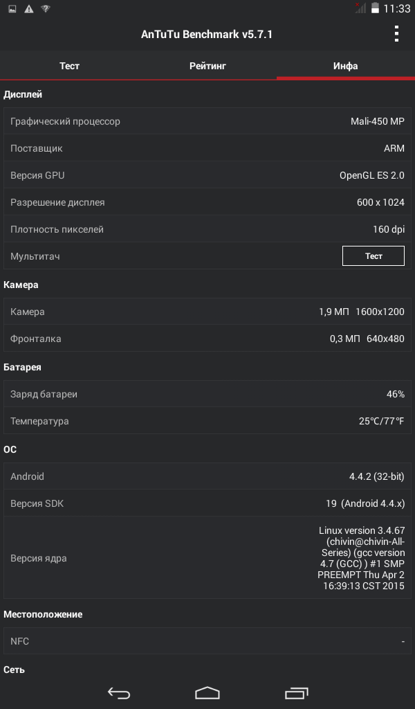 Тесты U51GT-C8